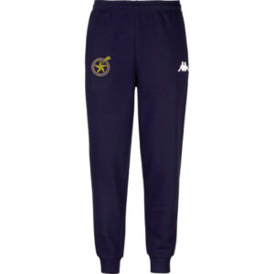 Kappa Bemic Pants with Meteor Basketball Crest embroidered on the Right Side of the Thigh.