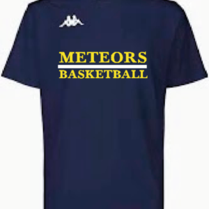 Printed Tee with Meteor Basketball printed on the Front.